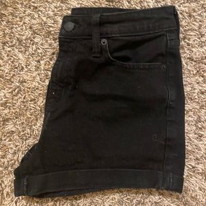 Black high waisted shorts